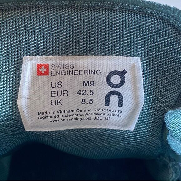 ON Running Men’s Cloudflow III Running Shoe in Sea Petrol size 9 - Picture 10 of 10